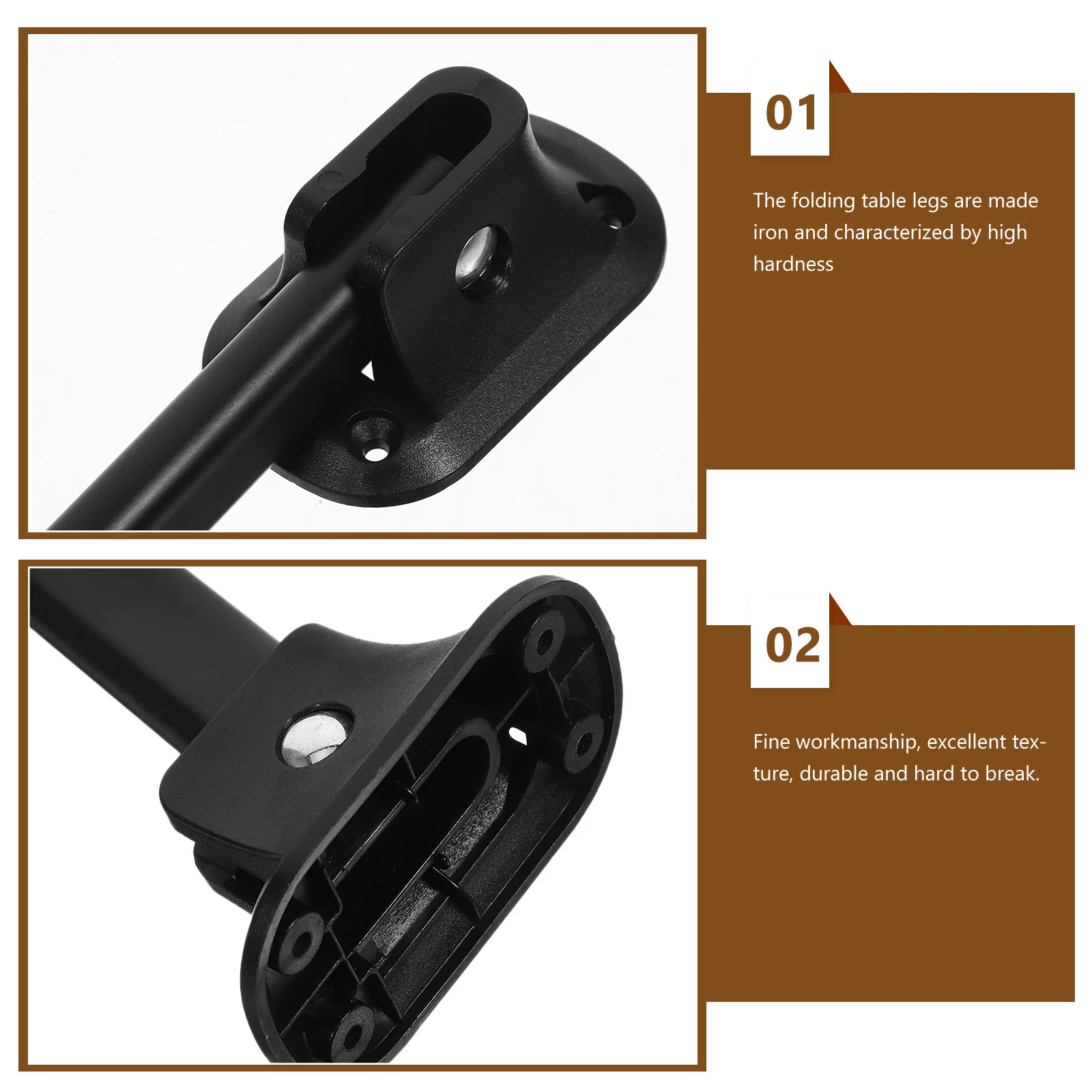 

4Pcs Iron Foldable Table Legs Heavy Duty for Furniture Coffee Tables Desks Nightstands Durable Modern Design Table Legs Iron