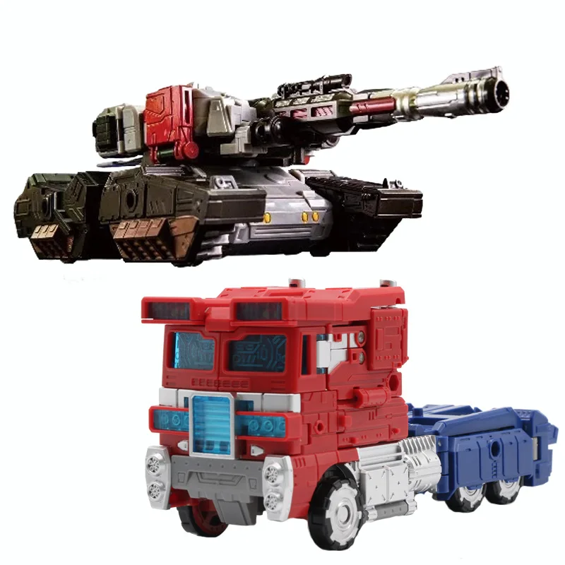 Oversize 25cm Cool Transformation Anime Toys Robot Car Tank Model KO V Deformation Action Figure Kids H6002-10B in stock