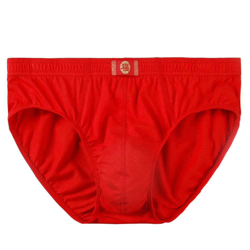 Outdoor Indoor Mens Underpants Comfortable Cotton L~4XL Solid Color All Seasons Breathable Middle Aged Elderly