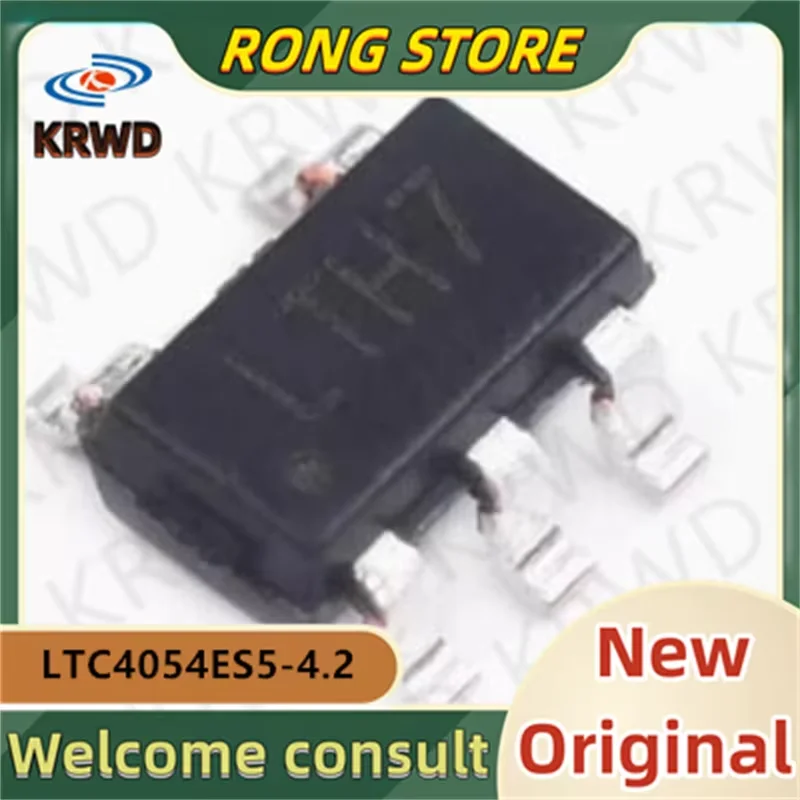 5PCS LTH7 New and Original Chip IC LTC4054ES5-4.2#TRPBF  LTC4054ES5-4.2 LTC4054ES5 LTC4054 SOT-23-5 SMD