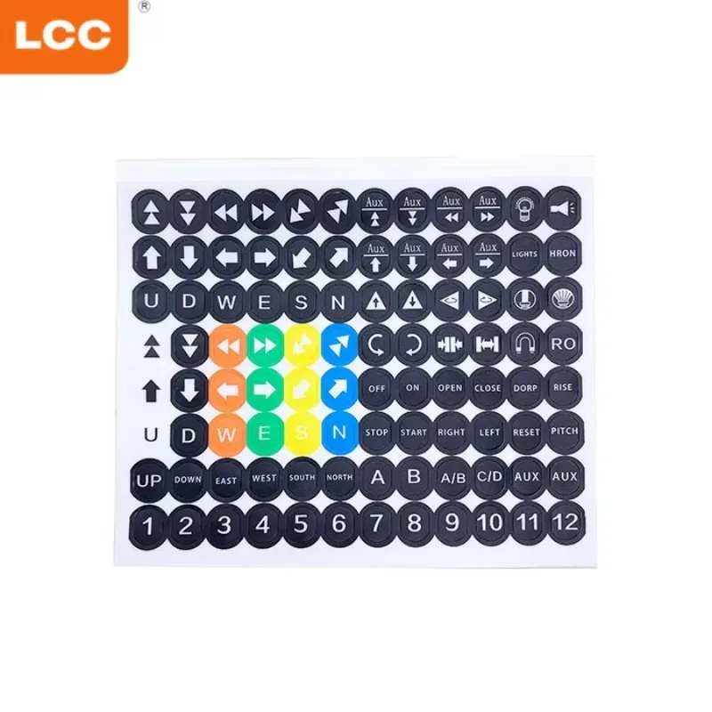 Hydraulic 6 Channel Double Speed Push Button Crane Remote Control Q606