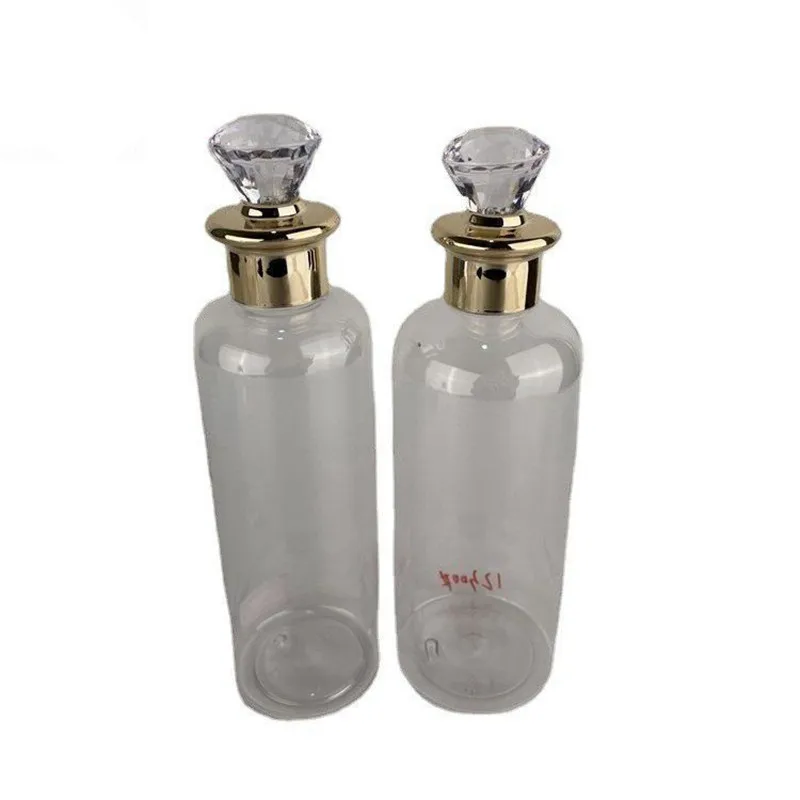 30pcs Diamond Shape Lid for Emulsion Oil Bottle Travel Set Cosmetics Can Plastic Crystal Cap 24mm Neck Fit for Normal Bottles