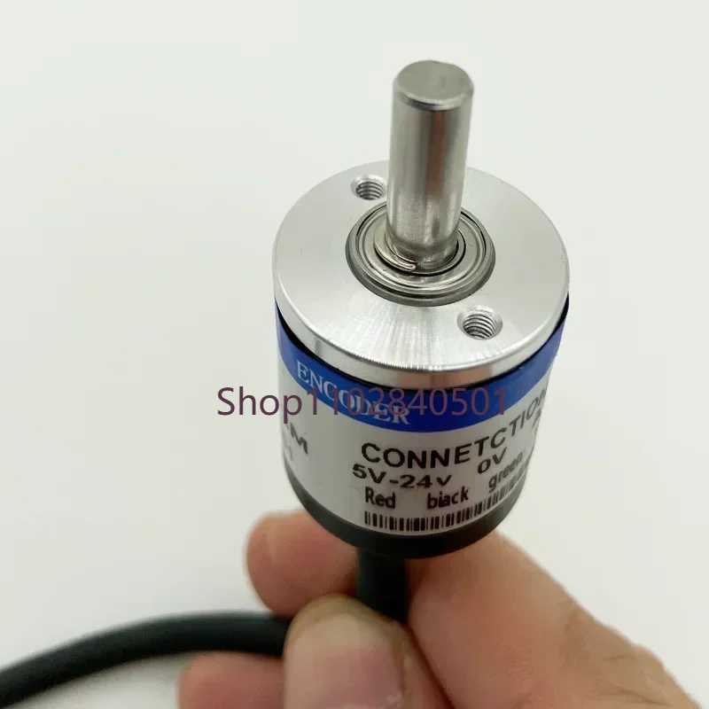 MINI incremental rotary encoder outer diameter 30mm 25mm shaft diameter 6mm AB two-phase photoelectric encoder 100 200 360 1000P