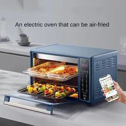 Electric oven 38L large capacity new air frying home multifunction cake bread family oven baking machine french fries