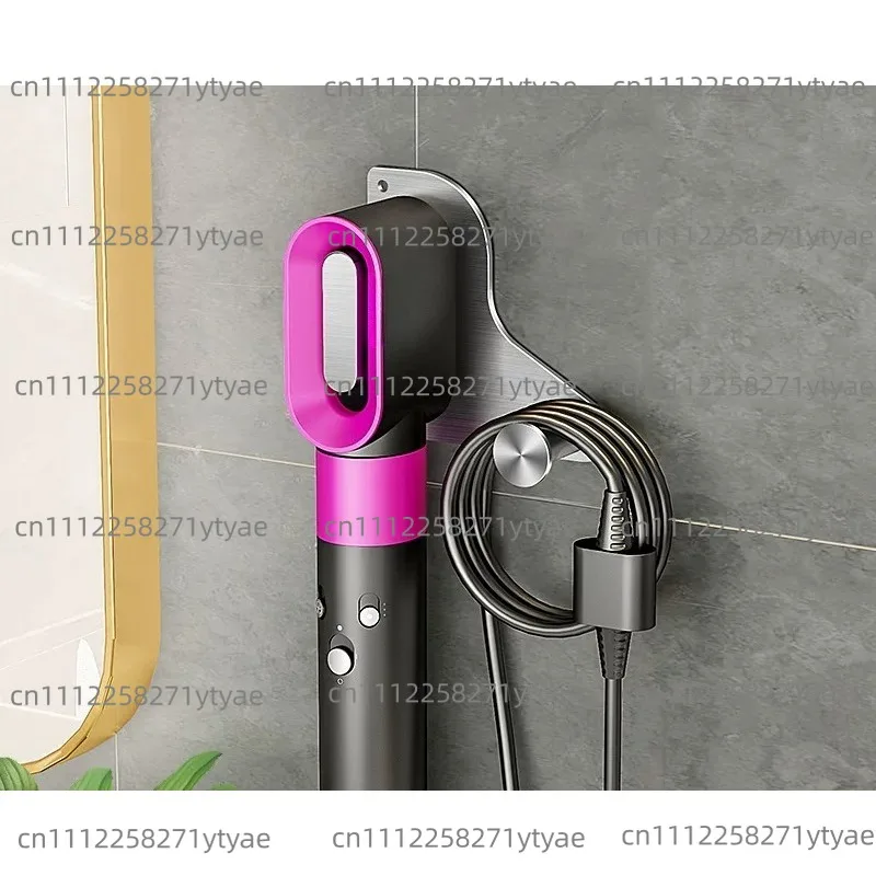 Curling Iron Storage Rack, Styling Tool Holder, Wall-Mounted Shelf (No Drilling Required)