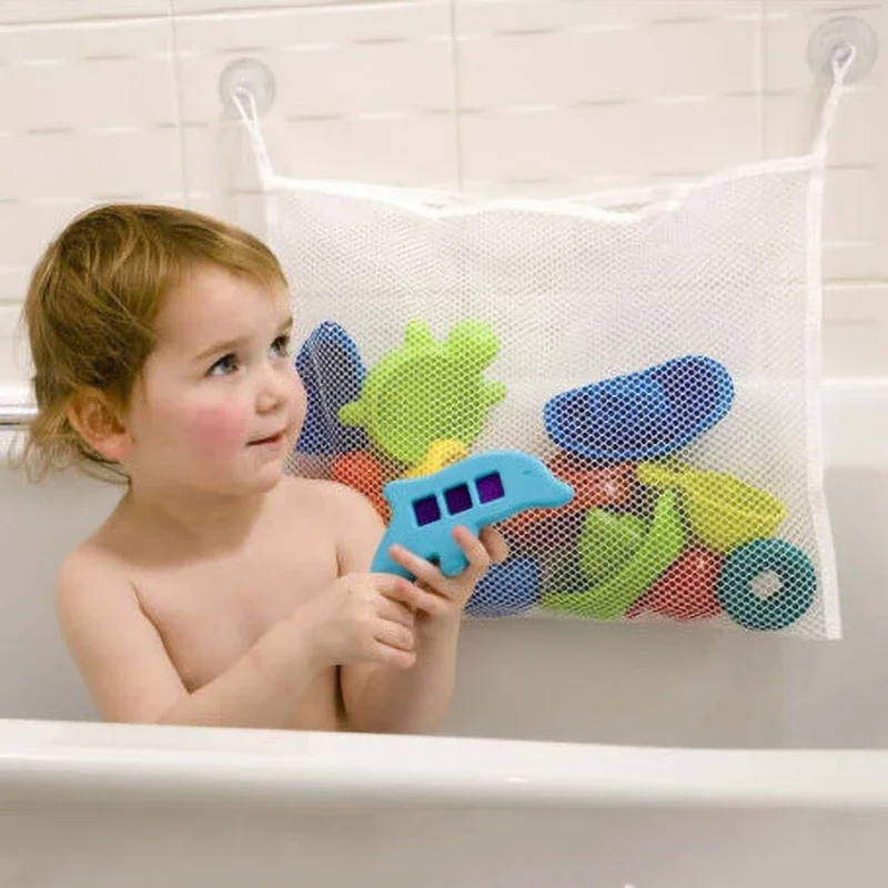 Multi-functional Baby Bath Organizer Mesh Bag Storage Bag for Shower Products and Clothes