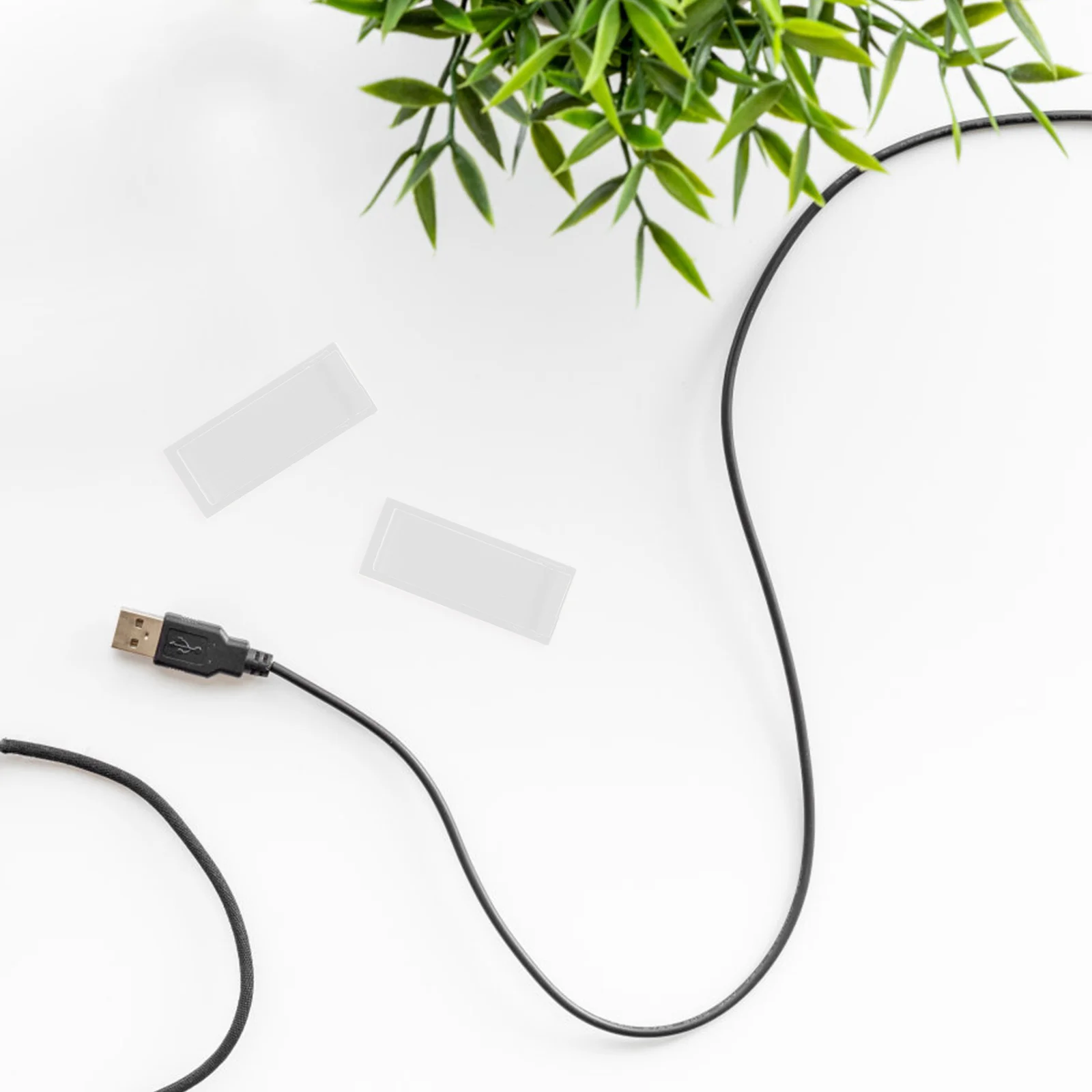 

50Pcs Cable Clips for Desktop Wall Cable Management - Strong Adhesive Cord Organizing Clip for Charging Cables USB Wires