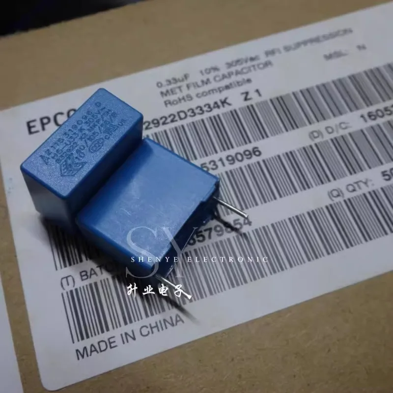

10PCS/20PCS EPCOS 0.33uf/305vAC 330nf u33 334 New film capacitor B32922D3334K