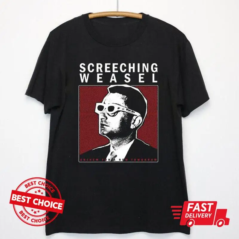 Screeching Weasel Anthem For A New Tomorrow Black Shirt S-3XL Q8734