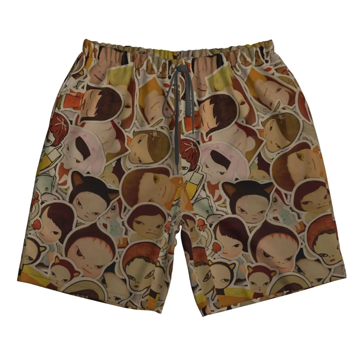 

Yoshitomo Nara Trunks Beach Board Shorts Casual Quick Dry Swim Summer Men Pants