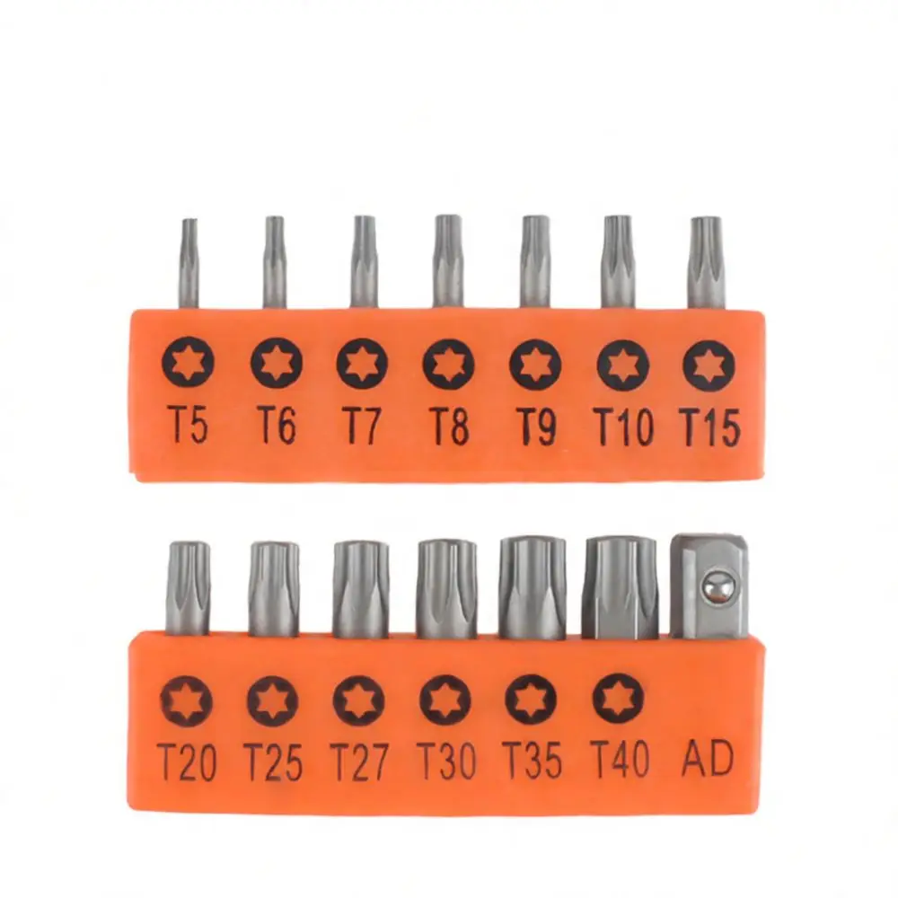 Durable For S2 Steel Hollow Star Bits Set Professional Screwdriver Tips For Home Maintenance Repair Hand Tools