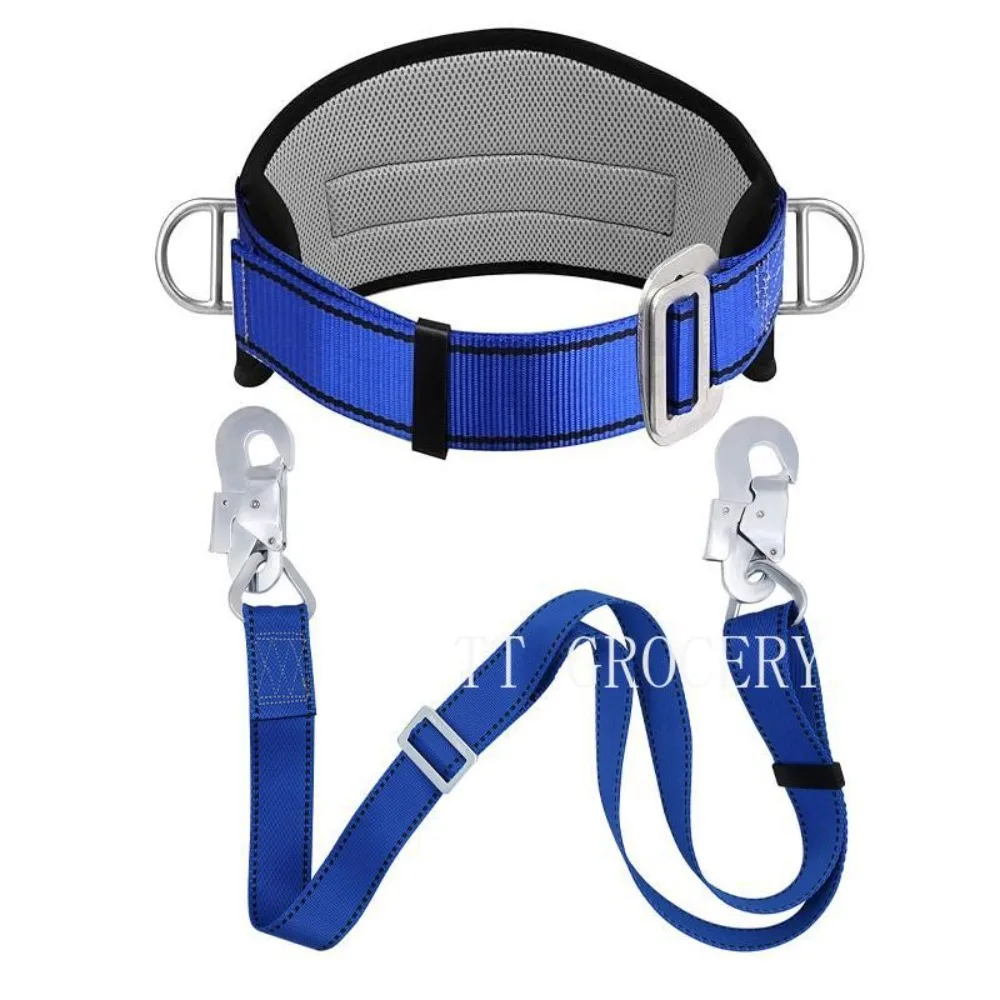 Adjustable Single Waist Safety Strap High-Altitude Pole Work Safety Belt Export-Ready Quick-Release Adjustable Pole Strap