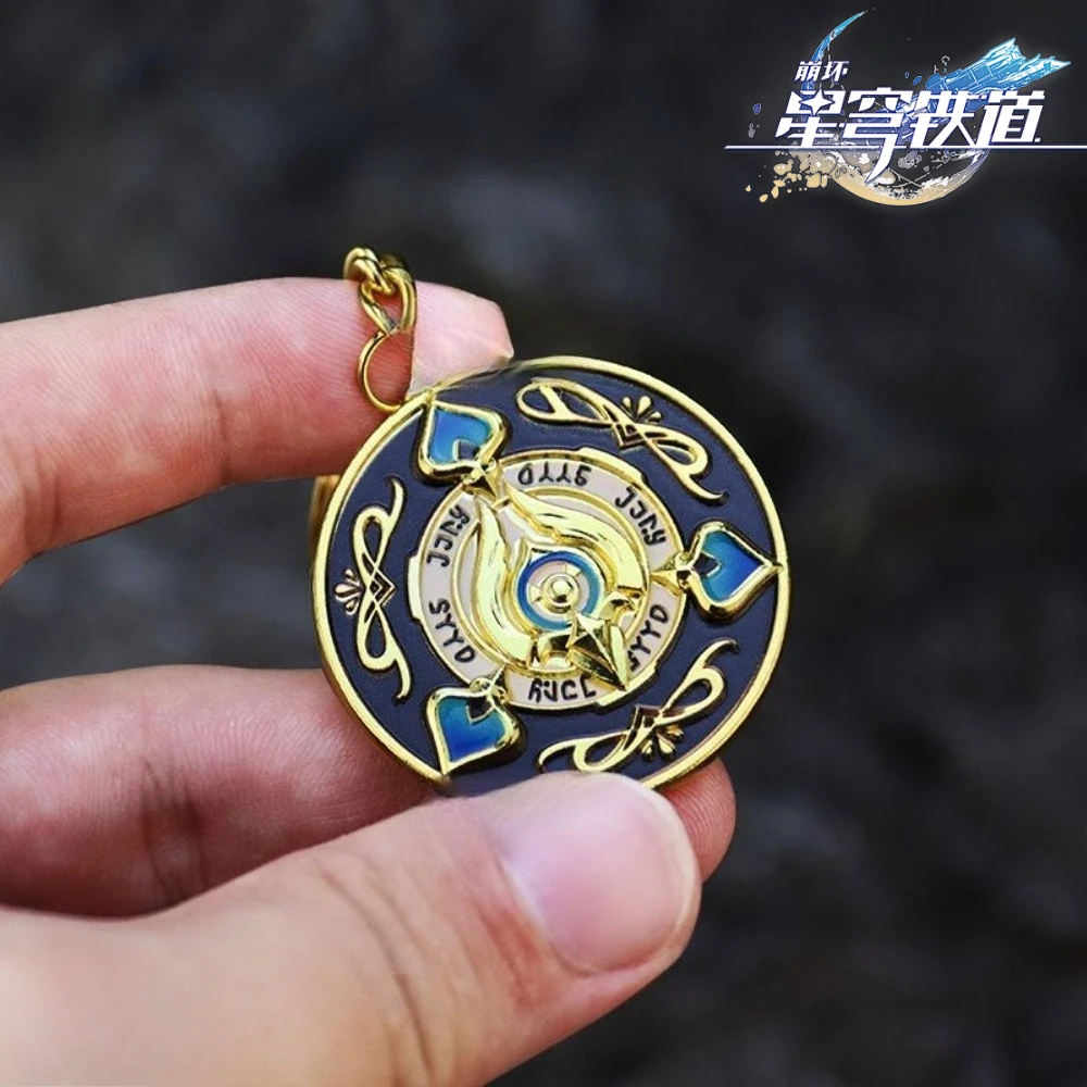 Honkai: Star Rail Anime Merch Keychain Aventurine Backpack Key Decorations Pendants Holiday Gift for Fan Must-Have Jewelry