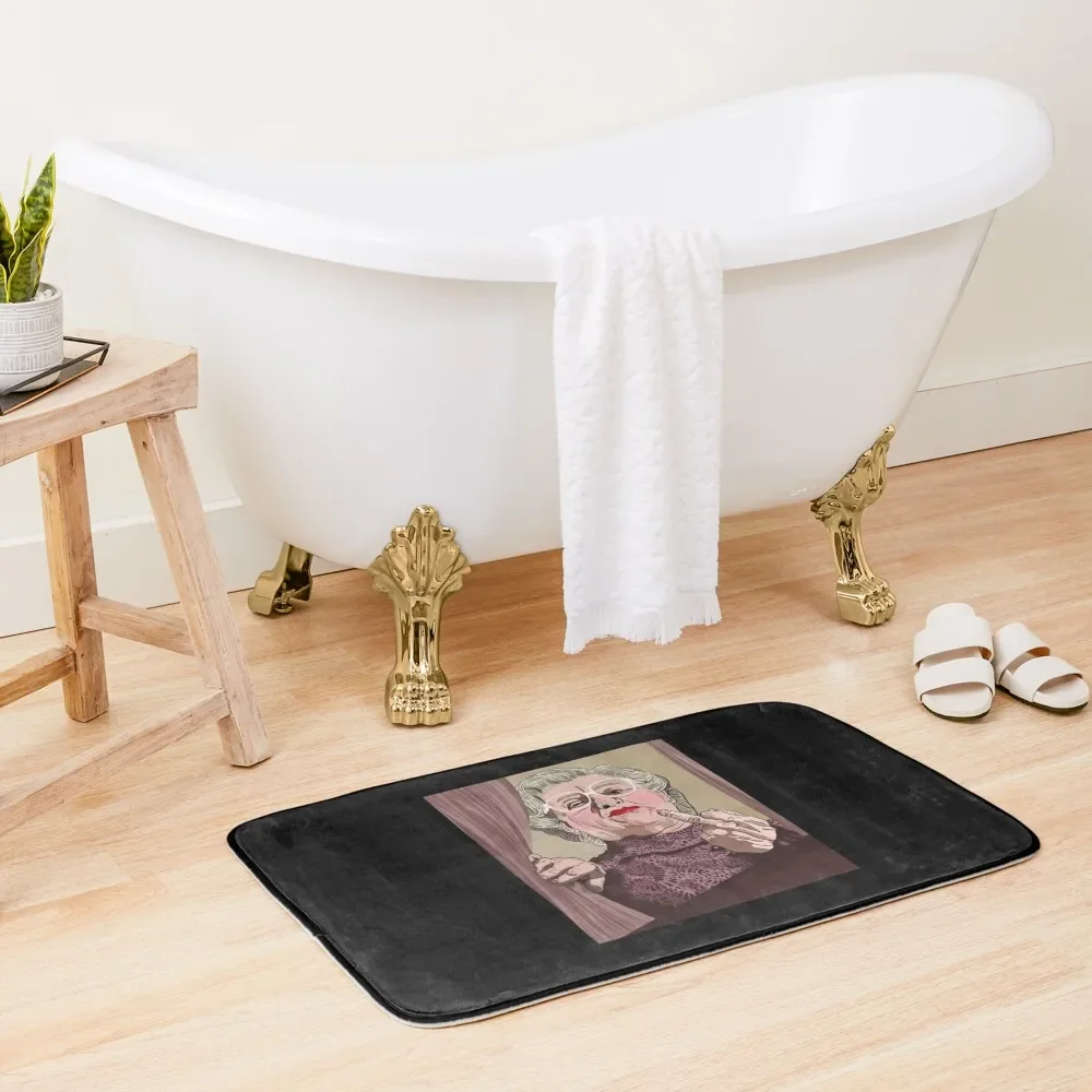 

Mrs Doubtfire middle finger poster Bath Mat Sleeping Room Rugs Kitchen Bathroom Gadgets DoorFor The Door Mat
