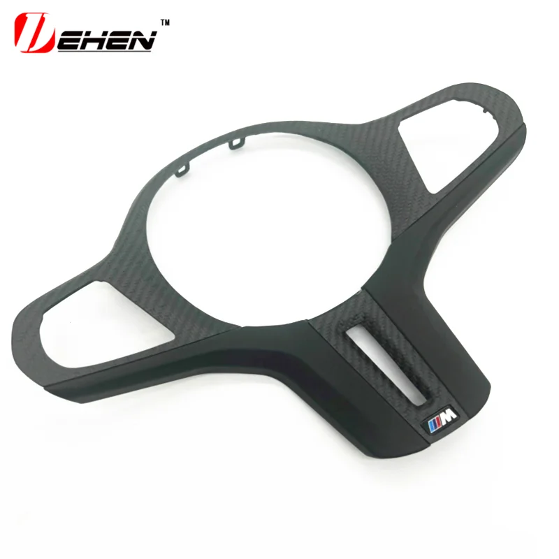 

Carbon Fiber Car Steering Wheel Panel Decoration Cover Trim For BM 3/4/5/6/7Series G20 G30 G32 G15 G16 G80 G02 F90 F98 X3M X4M