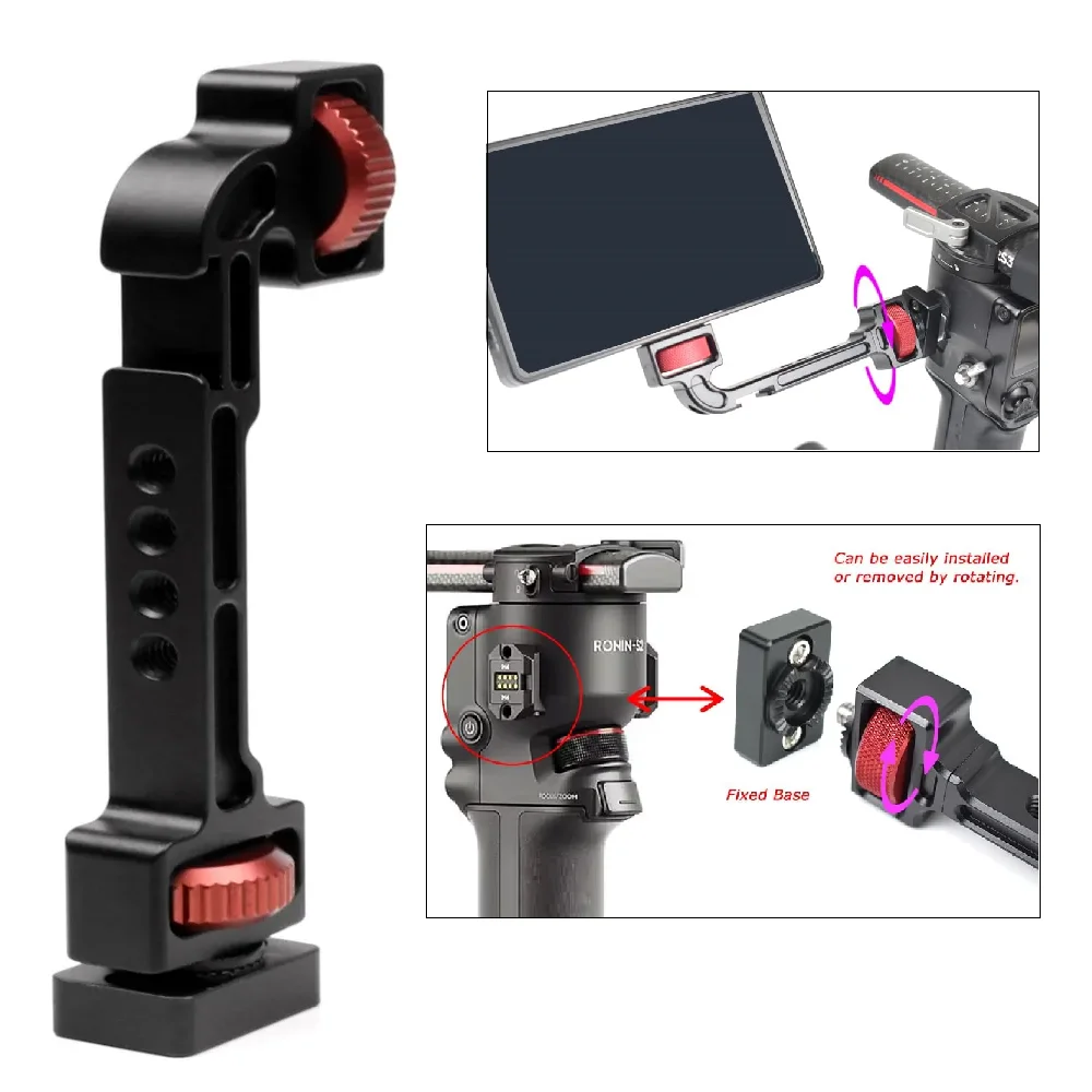 for DJI Ronin S SC RS2 RSC2 & Zhiyun WEEBILL Stabilizer Mount Bracket, Compatible with Mounting Monitor/Microphone/Fill Light