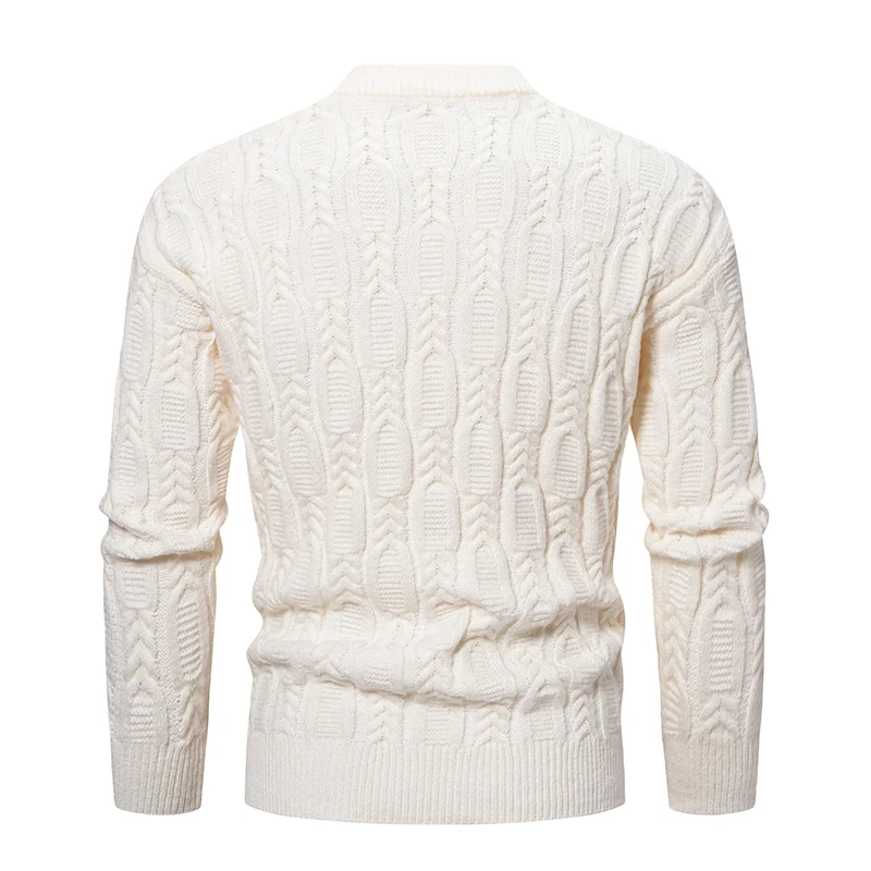 Autunno Inverno Uomo O-Collo Maglione lavorato a maglia Moda Vitalità giovanile Maglieria Pullover Uomo Caldo Casual Coppia Pullover Maglioni