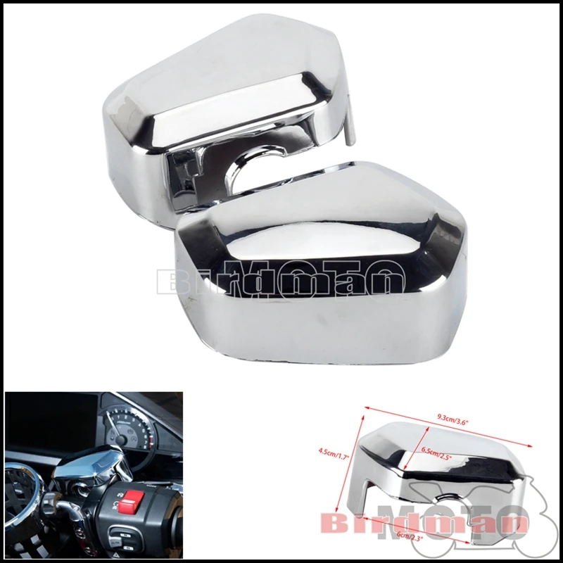 Motorcycle Accessories Chrome Front Brake Master Cylinder Cover For Honda Goldwing GL 1800 DCT Tour Airbag 2018-2020 2021 2022