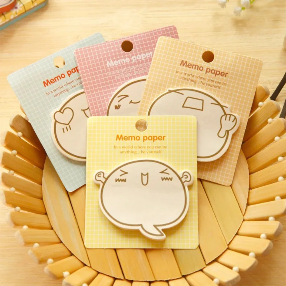 Paper Thickness Cartoon Cute Onion Smilies Sticky Not Easily Damaged Paper Sticky Notes Strong Viscosity Notes Notepad Student