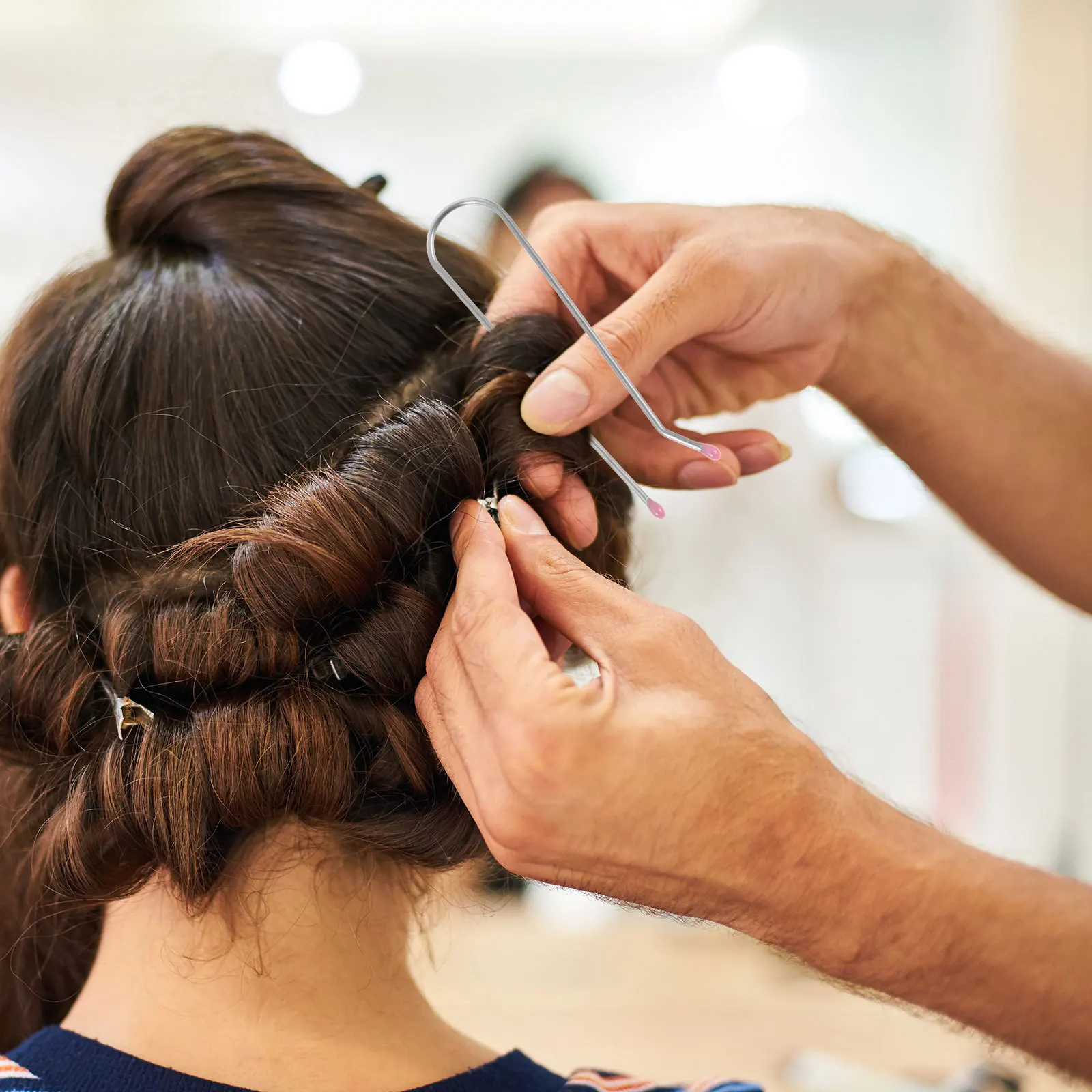 

20 шт. зажимы для горячих роликов, металлические крепежные зажимы для надежной фиксации и быстрой завивки, зажимы для горячих роликов, держатели зажимов для стержней для химической завивки