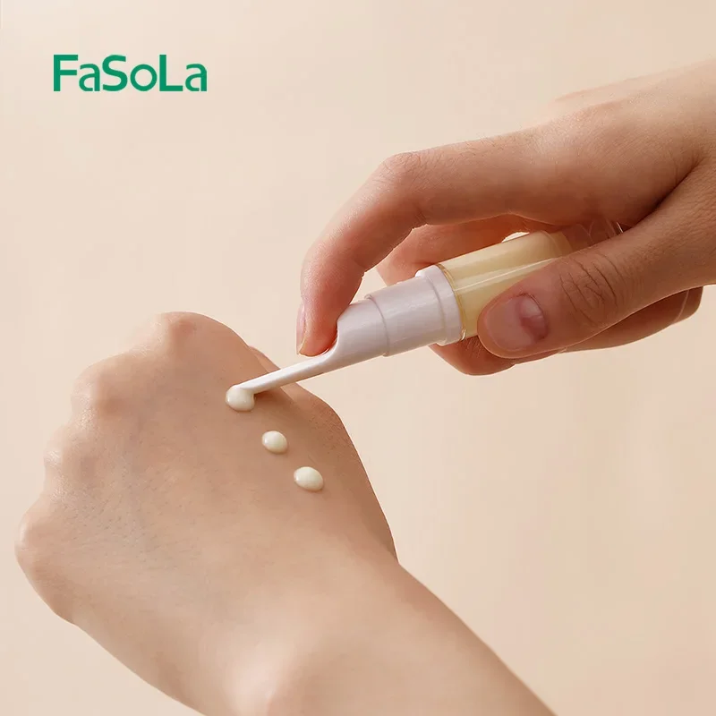 FaSoLa Travel Mini Dispenser di crema per il viso in plastica portatile flacone vuoto vuoto flacone per pompa cosmetica Airless per disinfettante