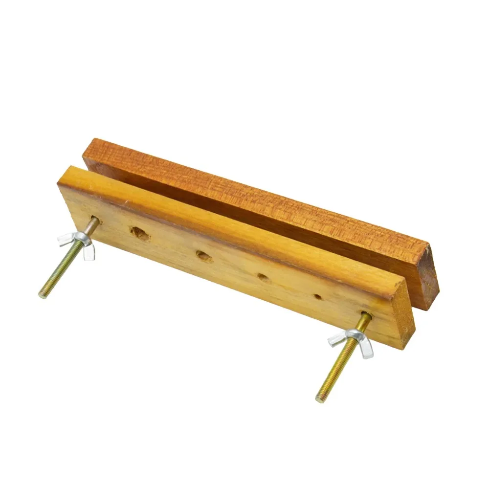 

4 Holes Wooden Bookbinding Press Manual Easy To Install Large Press Bookbinder Widely Use Compact Hole Punch Clipboard Marking