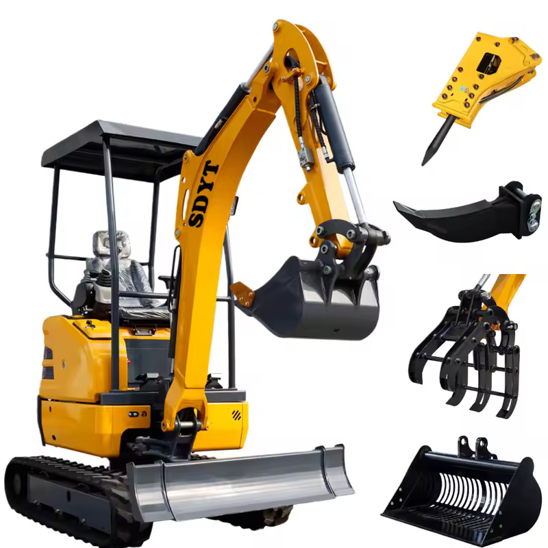 2026 Model Factory Prices 2.0 Tons Small Excavator With Air Conditioning And Heating Closed Cab Kubota Engine Customized - Image 6