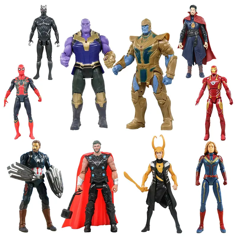 Marvel Avengers Marvel Legends Captain America Hulk Dr Strange Action Figures Toy Loki Deadpool Thor Thanos Model Dolls Kid Gift