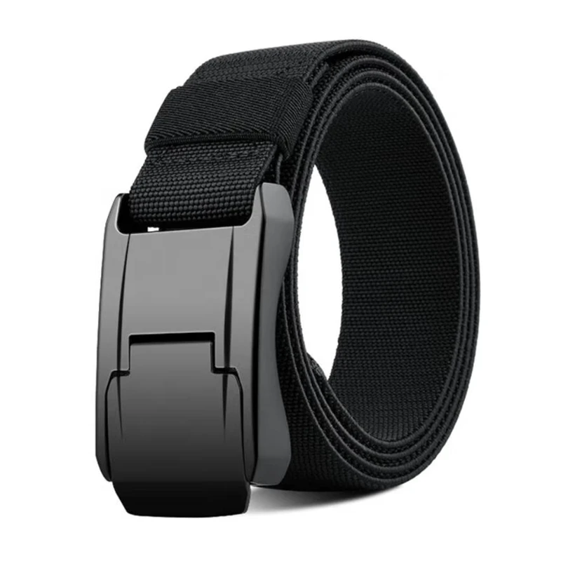 

Elastic belts for man tactical belt Stretch belt jeans designer belts fashion belts cinturones de mujer Black man belt buckle