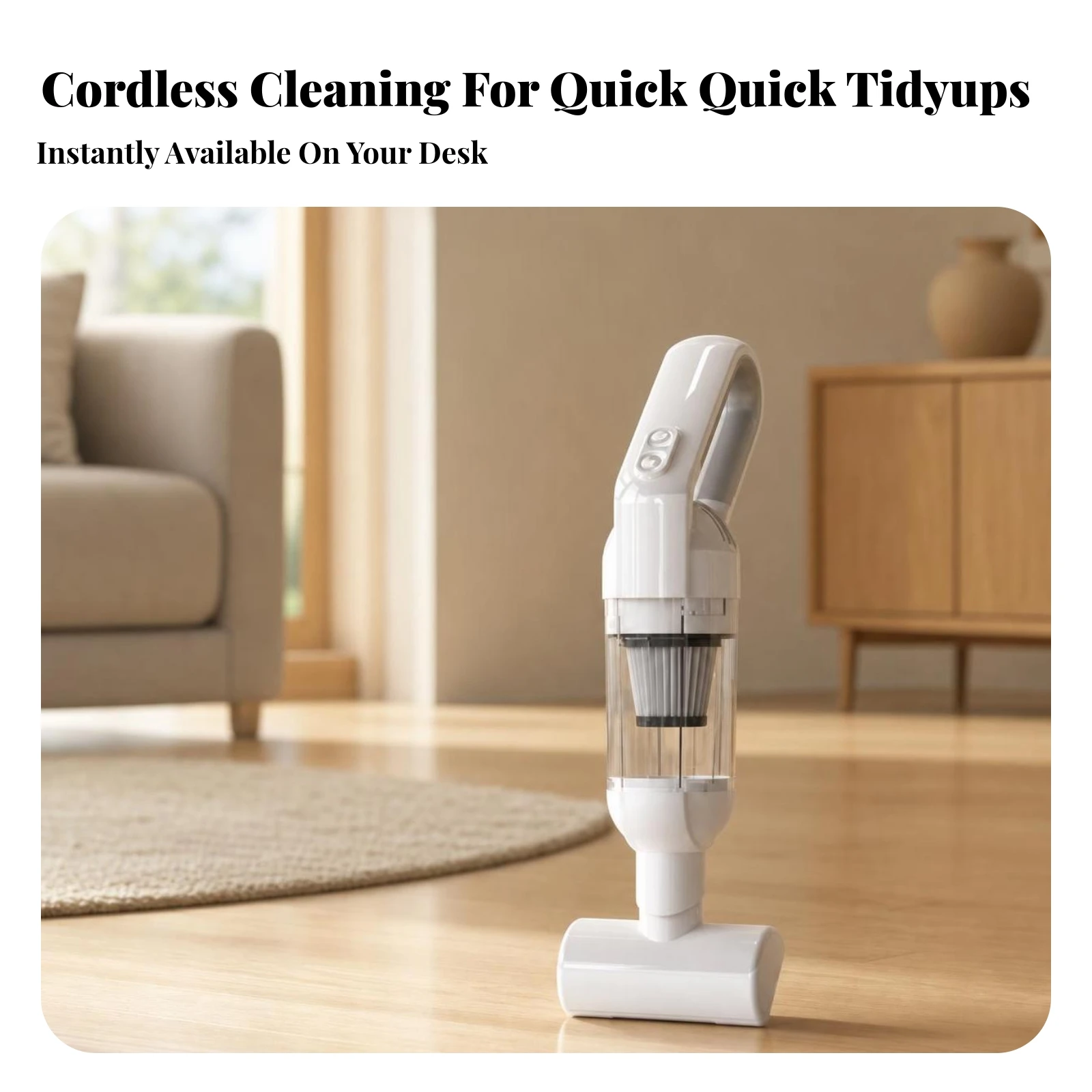 Cordless Vacuum Cleaner Handheld Hand Held Vacuum Cleaner Appliance Washable Reusable for Homeowners, Home, Vehicle Interiors