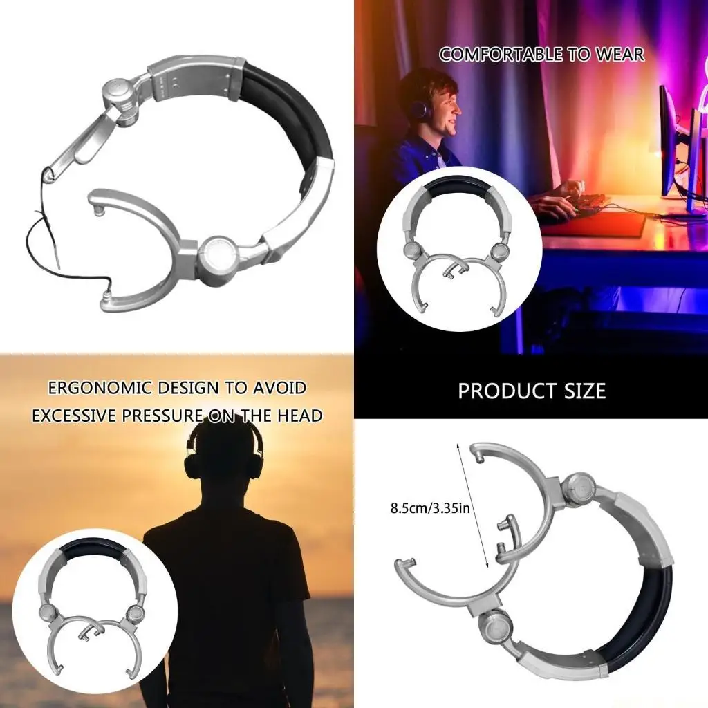 hdj1000-ヘッドフォン用-m5td-プロフェッショナル-ヘッドバンド-クッション-最適な快適性と耐久性-頭に過度の圧力をかけません