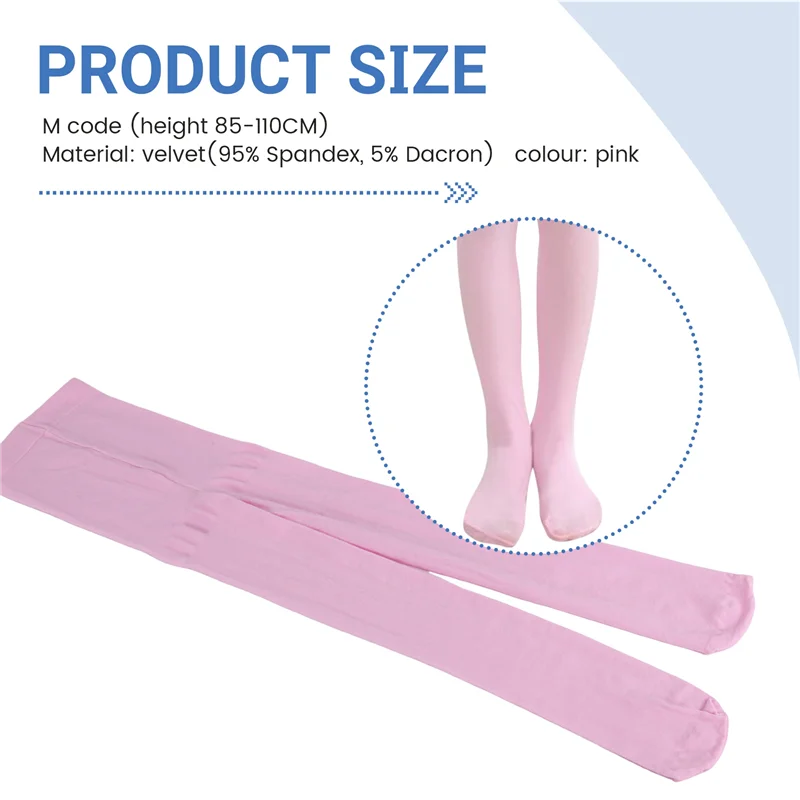 

Бархатные балетные колготки FX-Kids для девочек, танцевальные носки, носки из микрофибры, профессиональные танцевальные леггинсы