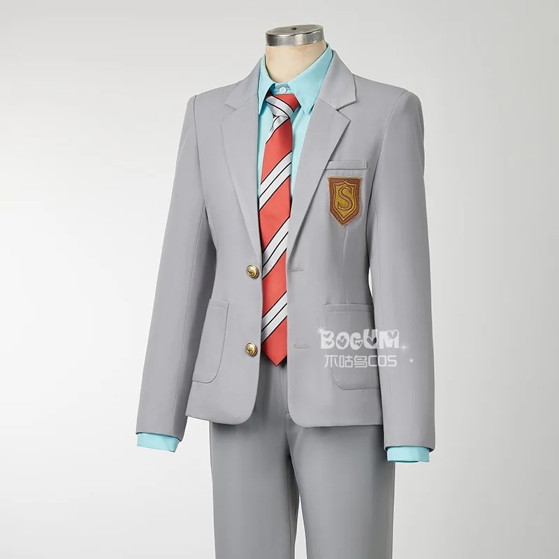 أنيمي الكذب في أبريل ميازونو كاوري أريما كوسي تأثيري حلي حفلة البدلة الزي المدرسي الثانوي ملابس الهالوين مخصص #3