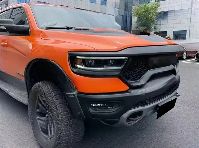 مصدات سيارة جديدة لـ 2019-2023 دودج رام 1500 ترقية 2023 TRX T-Rex عدة اكسسوارات السيارات نظام جسم السيارة