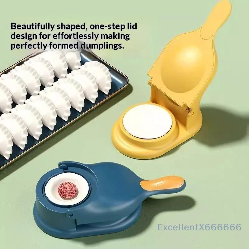 2 In 1 Manual Dumpling Maker Labor-Saving DIY Ravioli Wrapper Presser Lightweight Kitchen Gadget for Beginners 6