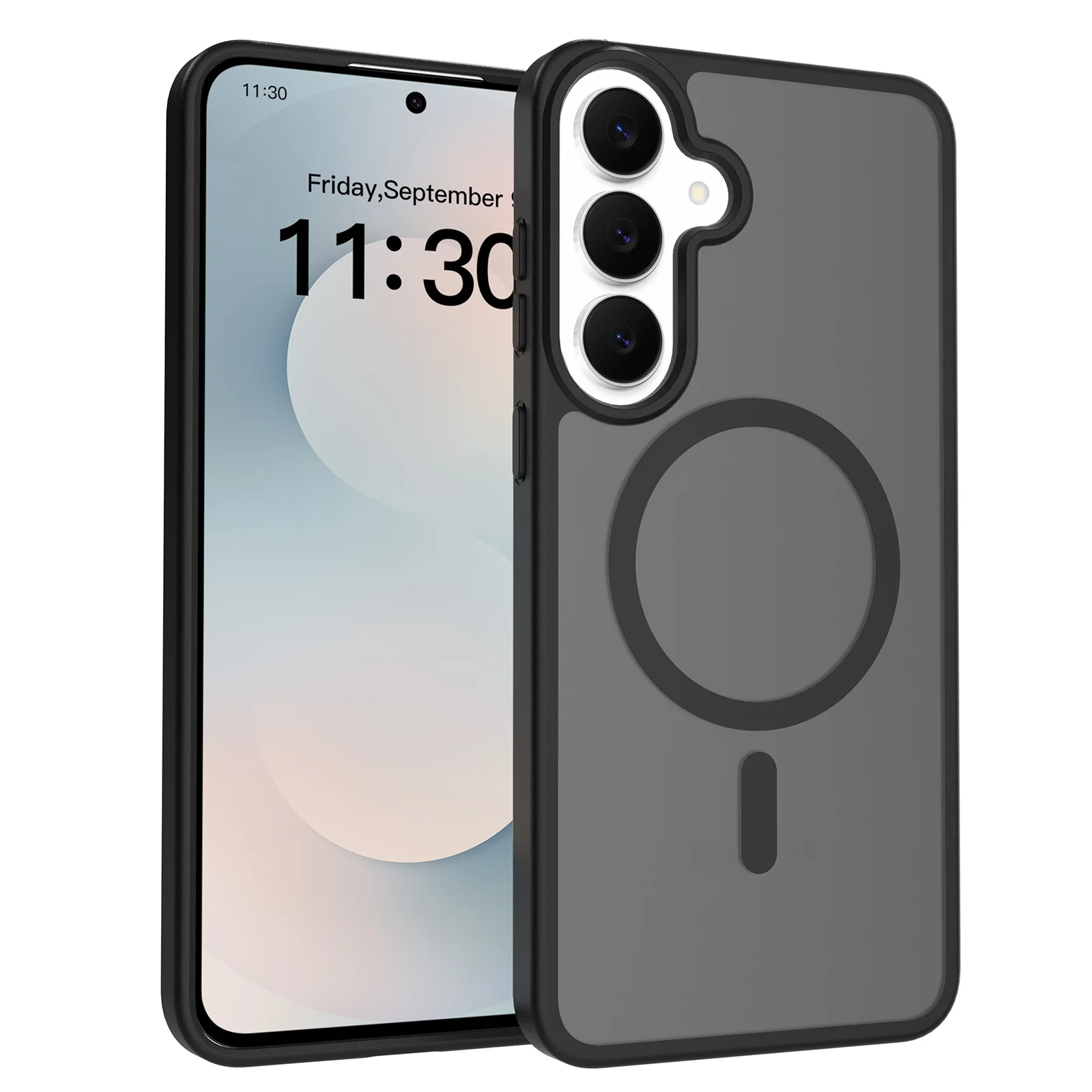 Ultra-Thin Wireless Charging Case for Samsung Galaxy S26 FE - TPU/PC Silky Smooth Touch Shockproof Cover for MagSafe S26FE Shell
