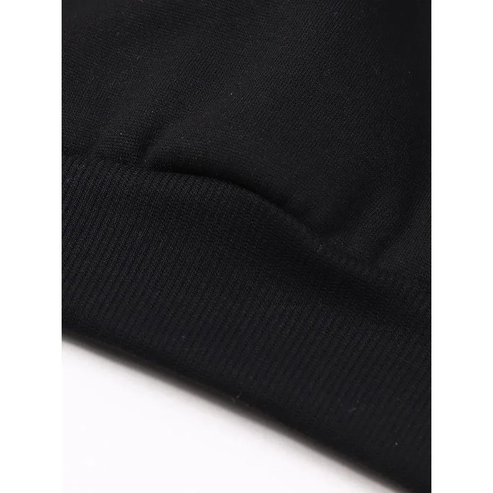 작은 것들을 즐기세요 레터 프린트 스웨트셔츠 여성용 가을 린넨 니트 탑 편안한 캐주얼 패션 여성복