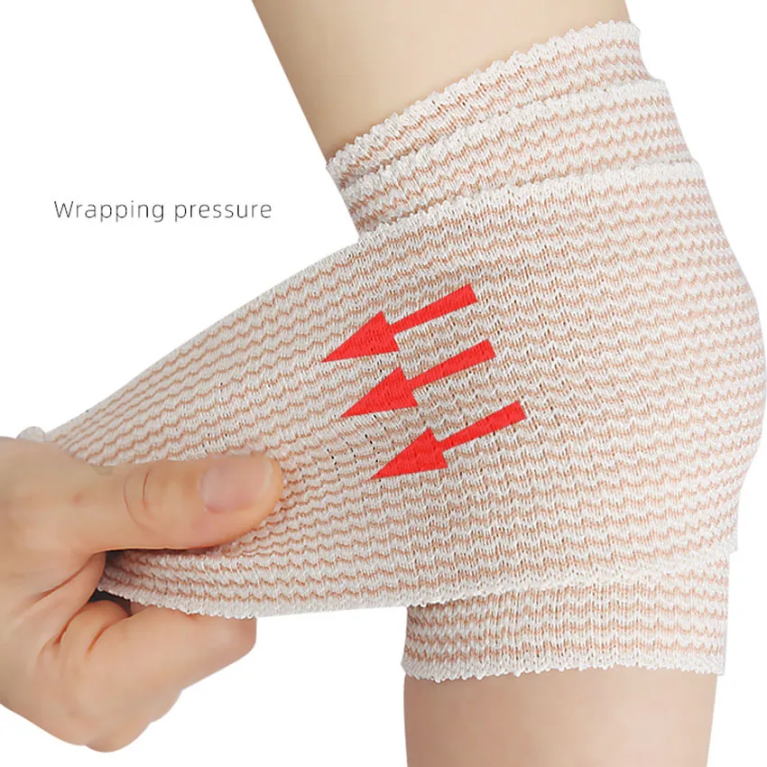 5Rolls Hook and Loop Self-adhesive Magic Buckle Bandage Pattern Self Closing Elastic Bandage Health Elastic Bandage
