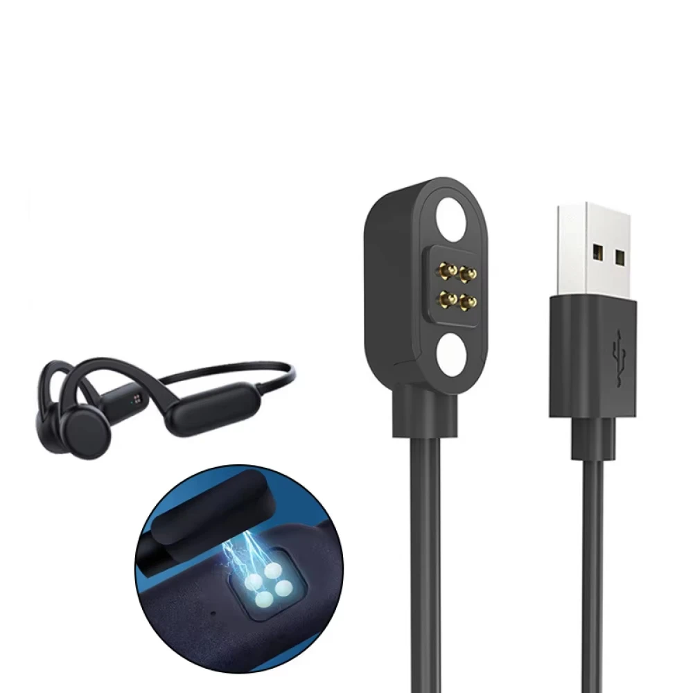 Bone Conduction Earphones with Magnetic Charging Cable for X7/X8/X18/X18pro Swimming Headset - Waterproof Hands-Free Listening view 4