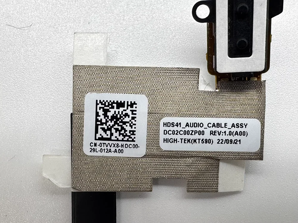 FOROriginal für DELL Alienware X14 R2 Audio-Loch-Anschlusskabel 0TVVX8