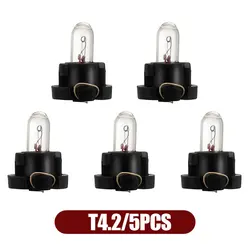 5Pcs Super Bright Canbus T3 T4.2 Led Bulbs Car Interior Lights Wedge Dashboard Warming Indicator Lamp Auto Lamps 12V Signal Lamp