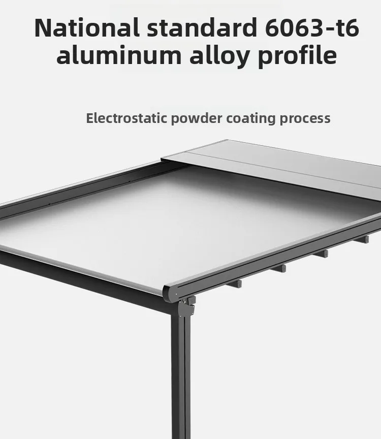Luxury Bioclimatic 6063 T5 Aluminum Motorized Louvered Pergola LED Light Remote Glass Sliding Waterproof Electric Gazebo Custom