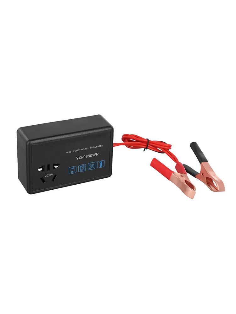Car Inverter Charger Car Power Inverter Easy Installation Practical Design Wear-resistant Construction DC 12V 24V Input