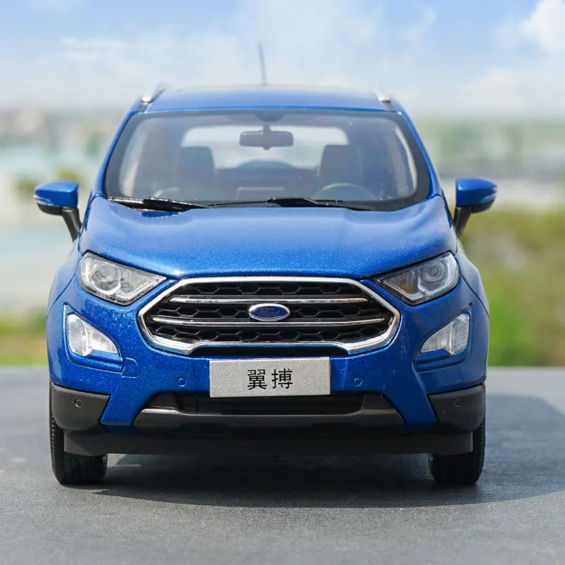 Diecast 1:18 Scale FORD ECOSPORT 2018 Alloy Car Model Collection Souvenir Display Ornaments Vehicle Toy