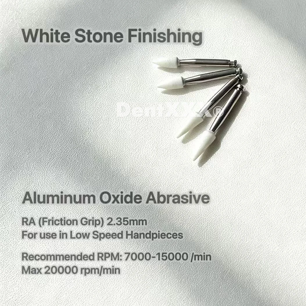 Buy 5 Get 1 Free White Stone & Silicone Polishers for High Gloss Polishing, Low-Speed