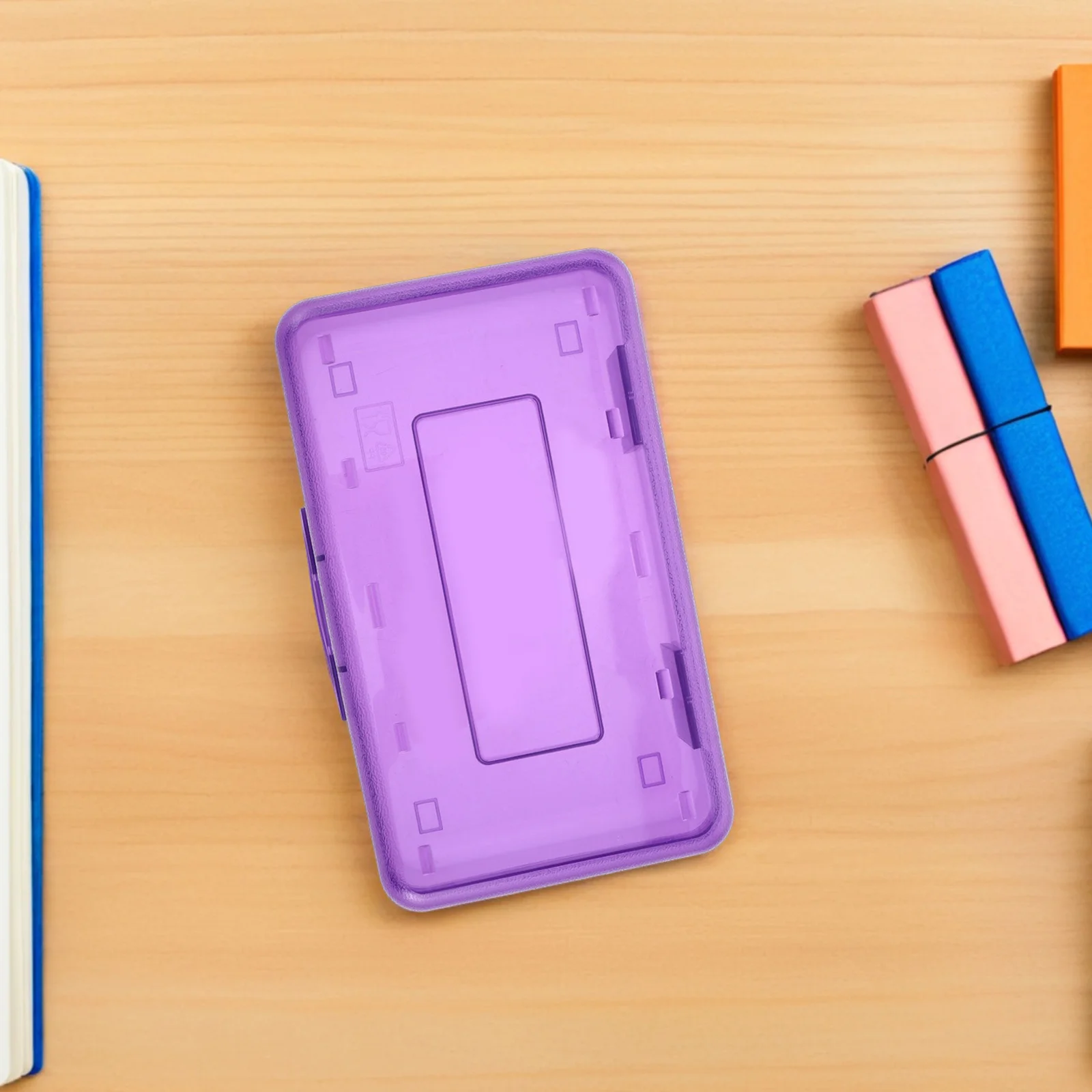 

Student Plastic Pencil Case Large Capacity Durable Organizer Easy Supplies Box for Kids Boys Girls Stationery