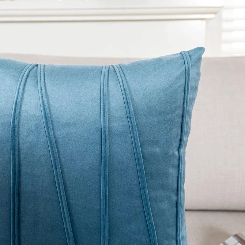 30x50cm 45x45cm 50x50cm Striped Velvet Throw Pillow Covers Modern Decorative Couch Throws Square Soft Cozy Pillowcases for Car