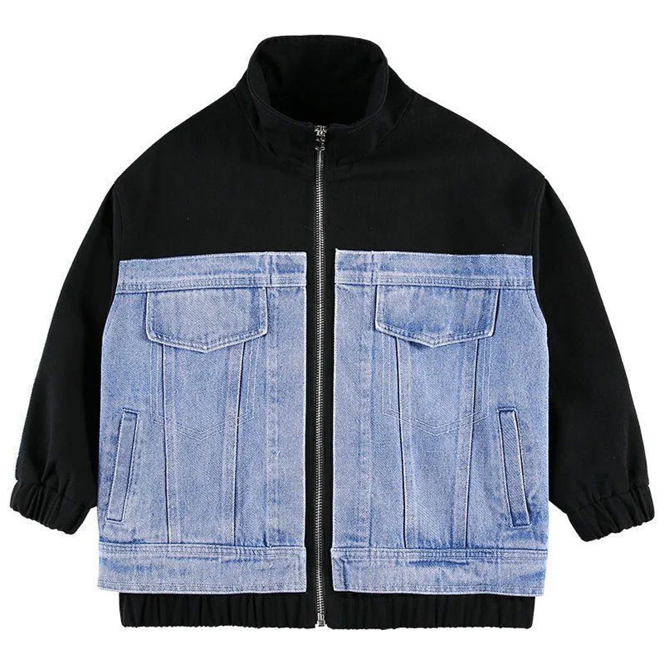 Denim Fashion 2023 Baby Boy Jackets Coat Children Spring Autumn Kids Boys Outerwear Coats For 3 4 5 6 7 8 9 10 11 12 Year Wear image 5