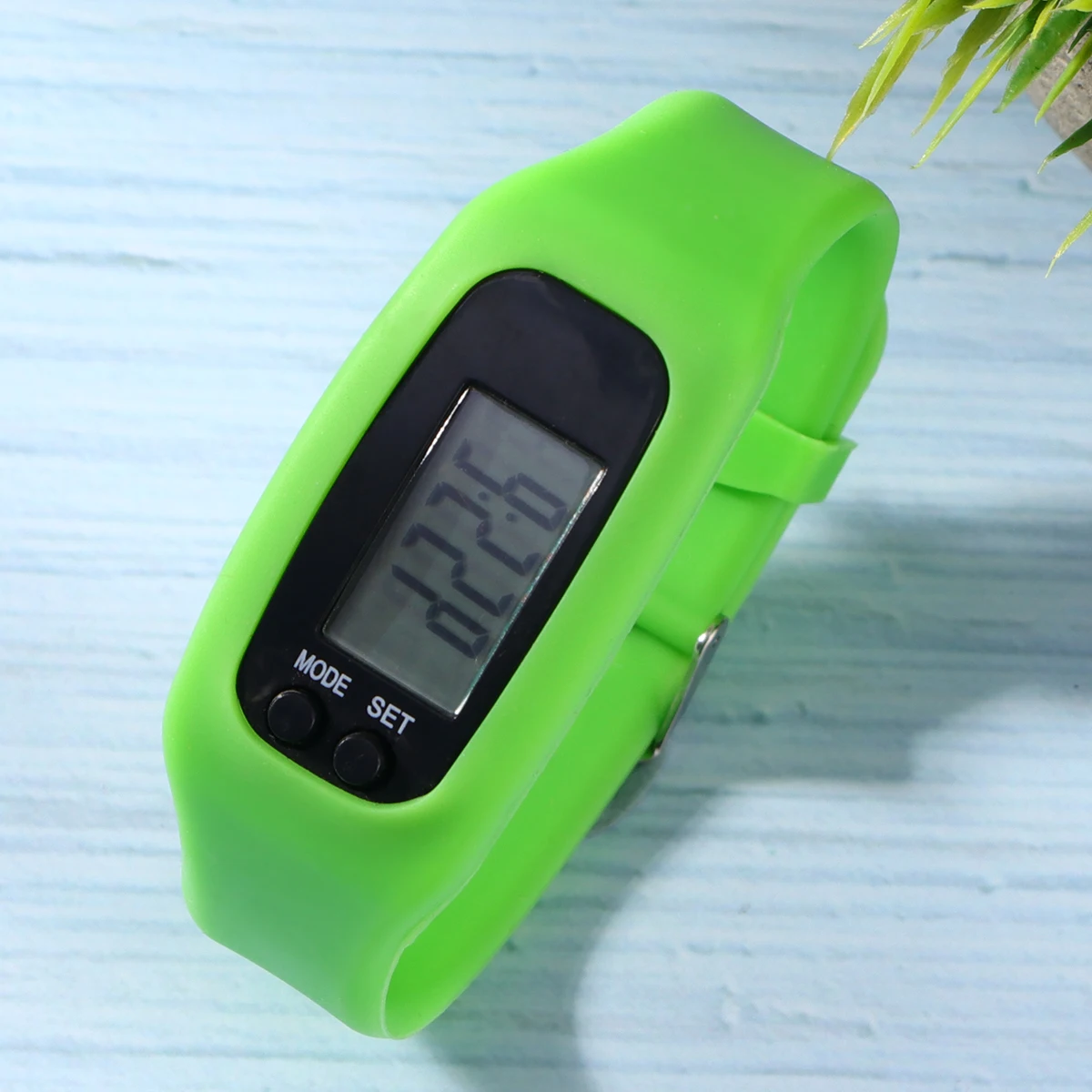 

Smart Pedometer Watch Sports Step Counter Running Walking Detachable Silicone Wristband Eco Friendly Energy Saving For