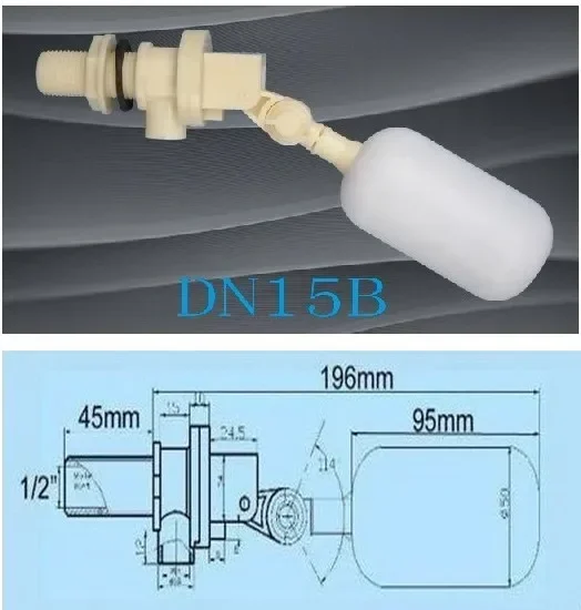 

1Set Caravan Motorhome Autofill Mains Water Adapter Replacement Float Valve for Aquaroll Aquaruis Rolly Poly Automobiles Parts